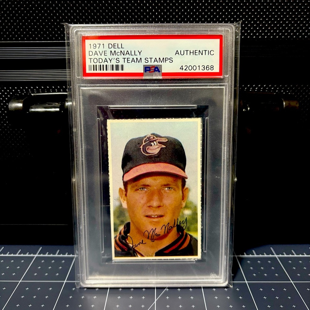 Dave McNally 1971 DELL Today’s Team Stamps All-Stars - PSA Authentic - RARE 🔥